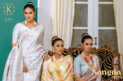 SANGRIA VOL-2.0 BY KIRA  DESIGNER SAREE WHOLESALER IN INDIA